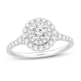 Previously Owned Diamond Engagement Ring 1 ct tw Round 14K White Gold