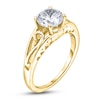 Thumbnail Image 2 of Diamond Solitaire Scroll Engagement Ring 1/2 ct tw Round 14K Yellow Gold (I2/I)
