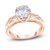 Thumbnail Image 1 of Diamond Solitaire Infinity Engagement Ring 3/4 ct tw Round 14K Rose Gold (I2/I)