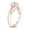 Thumbnail Image 2 of Diamond Solitaire Infinity Engagement Ring 3/4 ct tw Round 14K Rose Gold (I2/I)