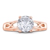 Thumbnail Image 3 of Diamond Solitaire Infinity Engagement Ring 3/4 ct tw Round 14K Rose Gold (I2/I)