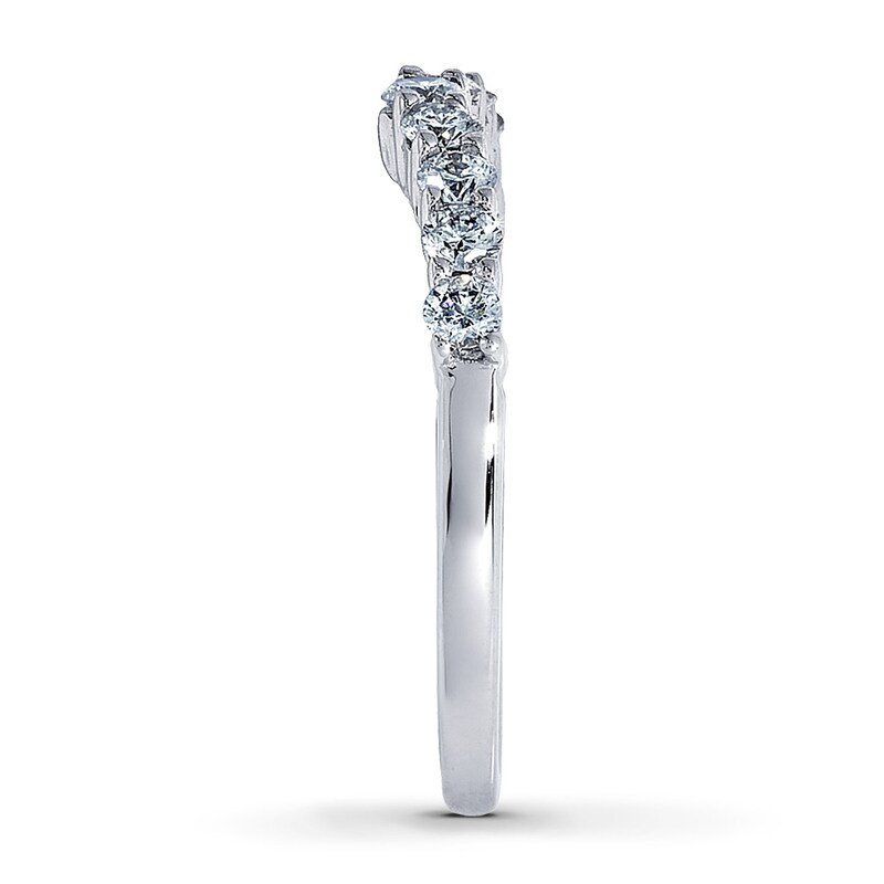 Main Image 3 of Previously Owned Diamond Band 1/2 ct tw 14K White Gold