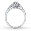 Thumbnail Image 2 of Previously Owned Diamond Ring Setting 1/3 ct tw Round-cut Platinum