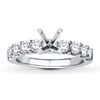 Thumbnail Image 1 of Previously Owned Colorless Diamond Ring Setting 1 carat tw 14K White Gold