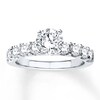 Thumbnail Image 4 of Previously Owned Colorless Diamond Ring Setting 1 carat tw 14K White Gold