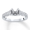 Thumbnail Image 1 of Previously Owned Diamond Engagement Ring Setting 1/2 ct tw Round 14K Gold