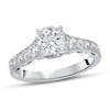 Thumbnail Image 4 of Previously Owned Diamond Engagement Ring Setting 1/2 ct tw Round 14K Gold