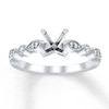 Thumbnail Image 1 of Previously Owned Diamond Engagement Ring Setting 1/15 ct tw Round 14K White Gold