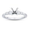 Thumbnail Image 1 of Previously Owned Colorless Diamond Engagement Ring Setting 3/8 ct tw Round 14K White Gold