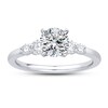 Thumbnail Image 3 of Previously Owned Colorless Diamond Engagement Ring Setting 3/8 ct tw Round 14K White Gold