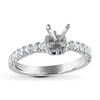 Thumbnail Image 1 of Previously Owned Vera Wang WISH Diamond Engagement Ring Setting 1/3 ct tw Round 14K White Gold