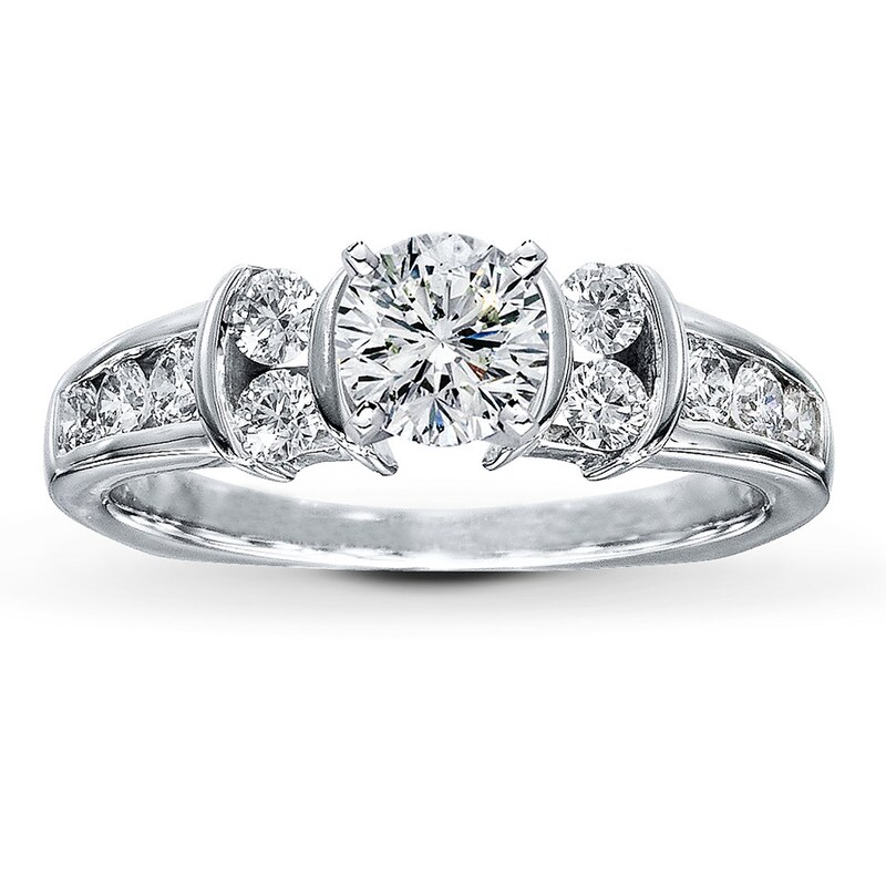 Main Image 3 of Previously Owned Hearts Desire Setting 1/2 ct tw Diamonds 18K White Gold