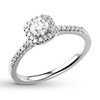 Thumbnail Image 1 of Previously Owned Diamond Engagement Ring 3/8 ct tw Round-cut 14K White Gold