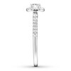 Thumbnail Image 3 of Previously Owned Diamond Engagement Ring 3/8 ct tw Round-cut 14K White Gold