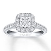 Thumbnail Image 1 of Previously Owned Neil Lane Engagement Ring 1-1/2 ct tw Diamonds 14K White Gold