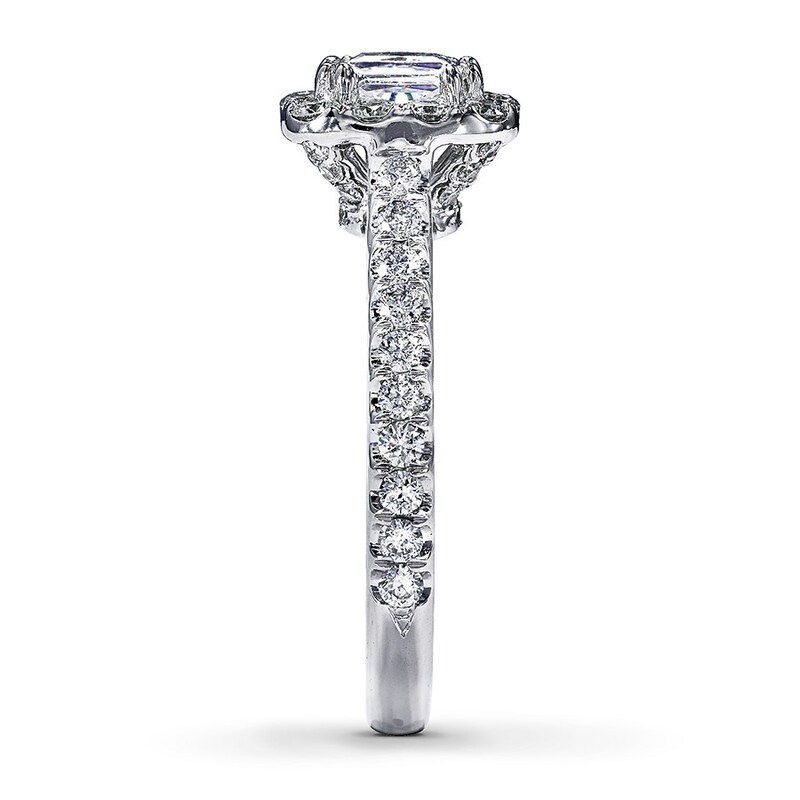 Main Image 3 of Previously Owned Neil Lane Engagement Ring 1-1/2 ct tw Diamonds 14K White Gold