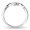 Thumbnail Image 2 of Previously Owned Contour Enhancer Ring Diamond Accents 14K White Gold