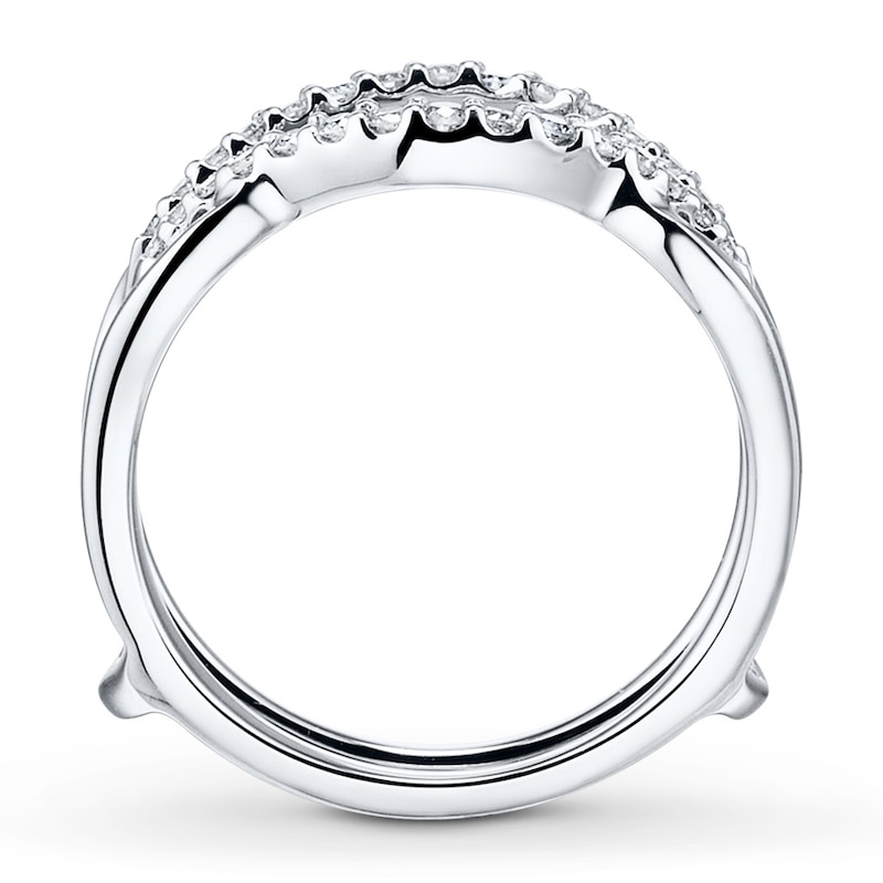 Main Image 2 of Previously Owned Diamond Enhancer Ring 1/5 ct tw Round 14K White Gold