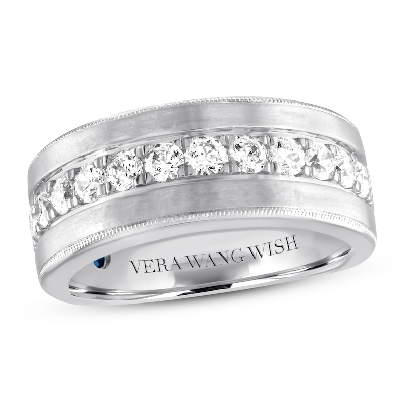 Previously Owned Vera Wang WISH Men's Ring 1 carat tw Diamonds 14K White Gold