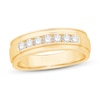 Thumbnail Image 1 of Previously Owned Men's Diamond Wedding Band 1/2 ct tw Round 14K Yellow Gold