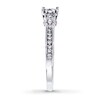 Thumbnail Image 3 of Previously Owned Diamond 3-Stone Ring 1/3 ct tw Round-cut 14K White Gold