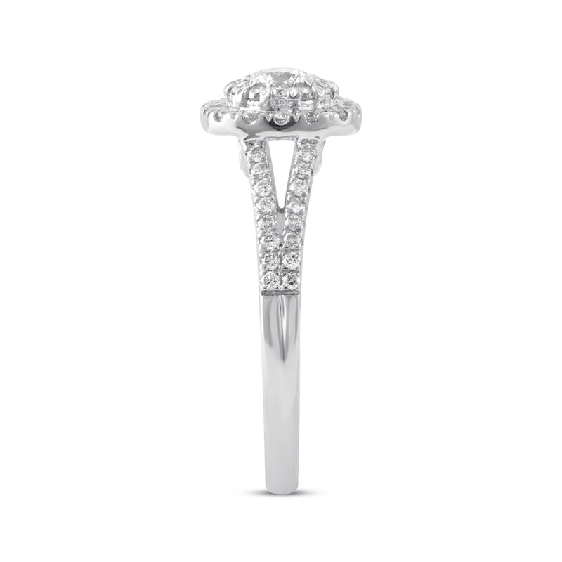 Main Image 2 of Previously Owned Diamond Engagement Ring 5/8 ct tw Round-cut 14K White Gold