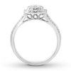 Thumbnail Image 2 of Previously Owned Diamond Engagement Ring 5/8 ct tw Round-cut 14K White Gold