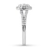 Thumbnail Image 3 of Previously Owned Diamond Engagement Ring 5/8 ct tw Round-cut 14K White Gold