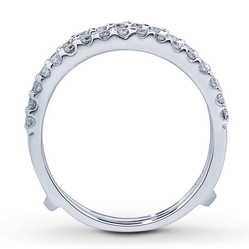 Main Image 2 of Previously Owned Diamond Enhancer Ring 1/2 ct tw Round-cut 14K White Gold