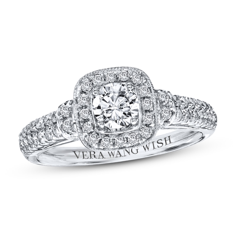 Main Image 1 of Previously Owned Vera Wang WISH 3/4 Carat tw Diamonds 14K White Gold Ring