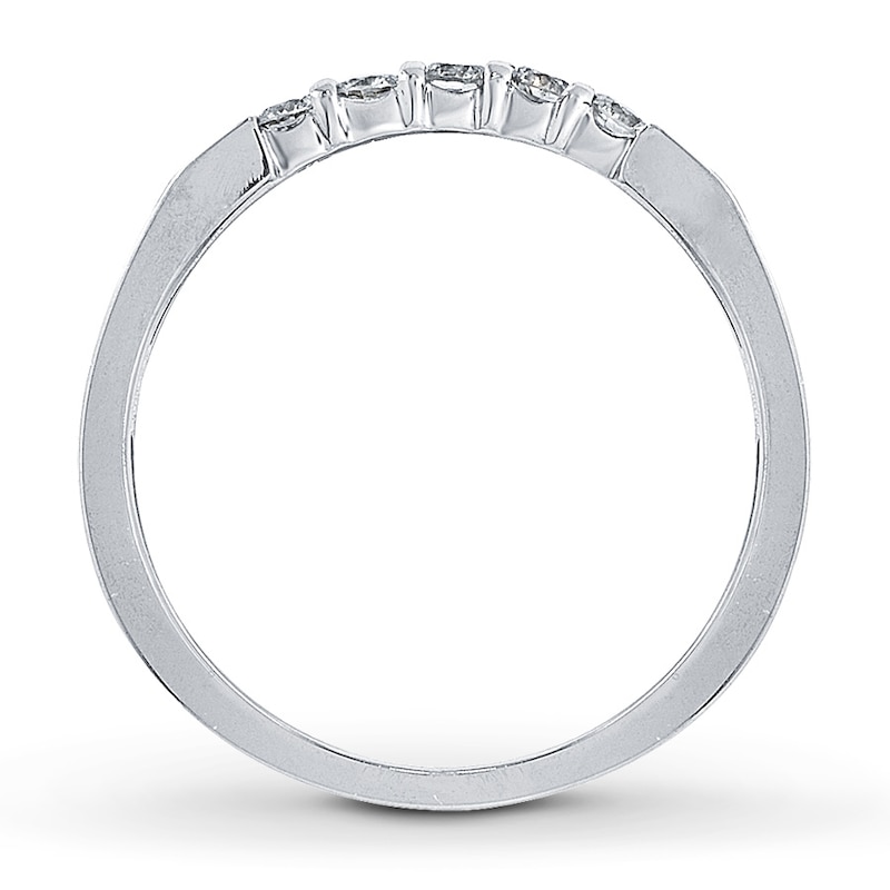 Main Image 1 of Previously Owned Diamond Band 1/4 ct tw 14K White Gold