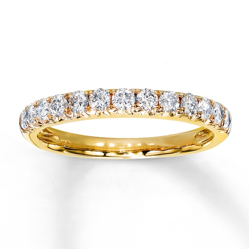Previously Owned Diamond Ring 1/2 ct tw Round-cut 14K Yellow Gold