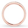 Thumbnail Image 2 of Previously Owned Colorless Diamond Band 1/4 ct tw Round-cut 14K Rose Gold