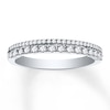 Thumbnail Image 1 of Previously Owned Diamond Anniversary Band 1/4 ct tw Round-cut 14K White Gold