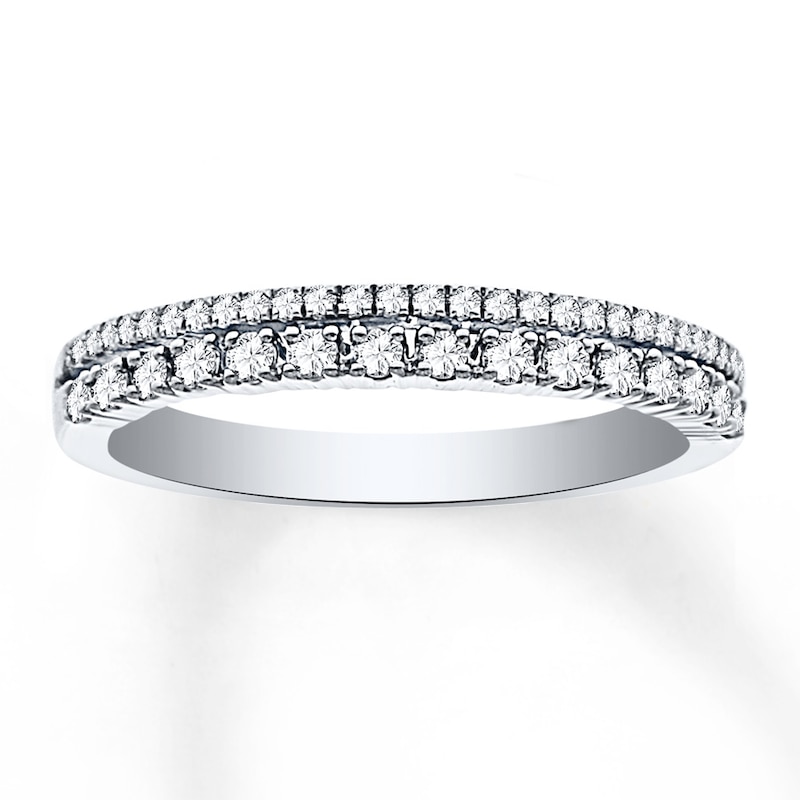 Main Image 1 of Previously Owned Diamond Anniversary Band 1/4 ct tw Round-cut 14K White Gold