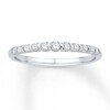 Thumbnail Image 1 of Previously Owned Diamond Anniversary Band 1/4 ct tw Round-cut 10K White Gold