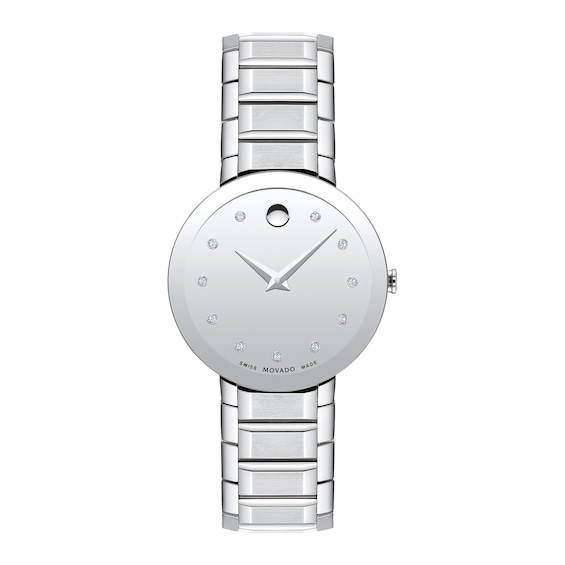 Previously Owned Movado Sapphire Women's Watch 0607548