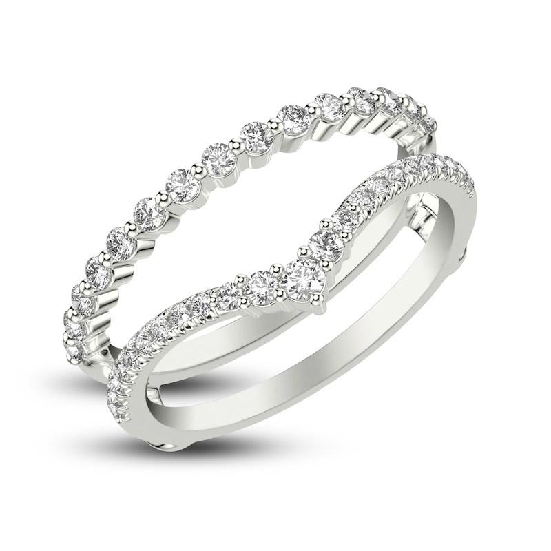 Main Image 2 of Diamond Enhancer Ring 1/2 ct tw Round 14K White Gold