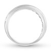 Thumbnail Image 2 of Previously Owned Men's Diamond Ring 7/8 ct tw Square/Round 14K White Gold