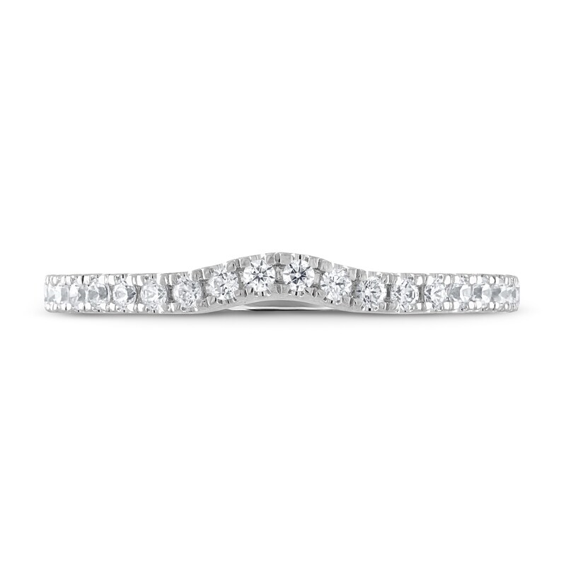 Main Image 3 of Previously Owned Vera Wang WISH Wedding Band 1/4 ct tw Diamonds 14K White Gold