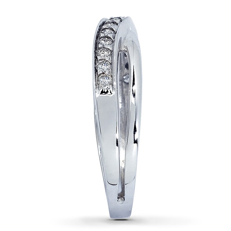 Main Image 3 of Previously Owned Diamond Anniversary Band 1/4 ct tw 14K White Gold