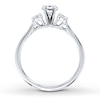 Previously Owned Diamond Ring Setting 1/4 ct tw Round-cut 14K White Gold
