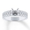 Thumbnail Image 1 of Previously Owned Diamond Engagement Ring Setting 5/8 ct tw Round 14K White Gold