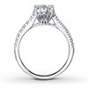 Thumbnail Image 2 of Previously Owned Diamond Engagement Ring 1 ct tw Oval 14K White Gold