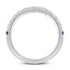 Thumbnail Image 3 of Previously Owned Vera Wang WISH Diamond & Sapphire Band 1/2 carat tw 14K Gold