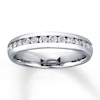 Thumbnail Image 1 of Previously Owned Diamond Anniversary Ring 1/2 ct tw Round-cut 14K White Gold