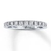 Thumbnail Image 1 of Previously Owned Diamond Anniversary Band 1/2 ct tw Round-cut 14K White Gold