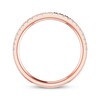 Thumbnail Image 3 of Previously Owned Colorless Diamond Band 1/4 ct tw Round-cut 14K Rose Gold