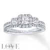 Thumbnail Image 1 of Previously Owned Vera Wang WISH 1 Carat tw Diamonds 14K White Gold Ring