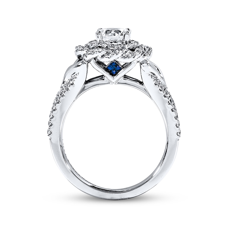 Main Image 3 of Previously Owned Vera Wang LOVE Ring 1-1/5 ct tw Diamonds 14K White Gold